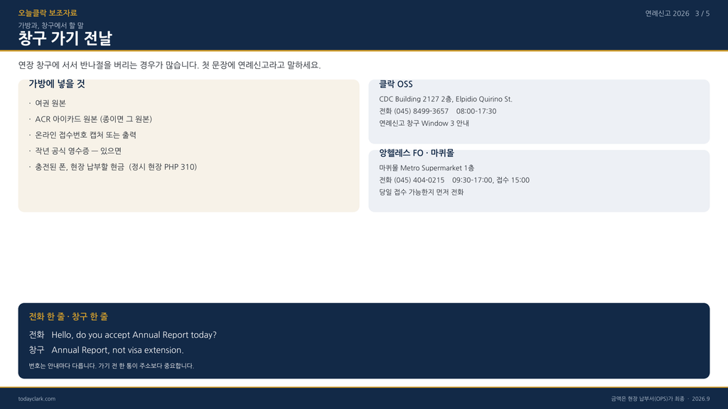 필리핀 BI 연례신고 2026 총정리 대상·수수료·벌금·절차 (클락·앙헬레스) 3 image 260