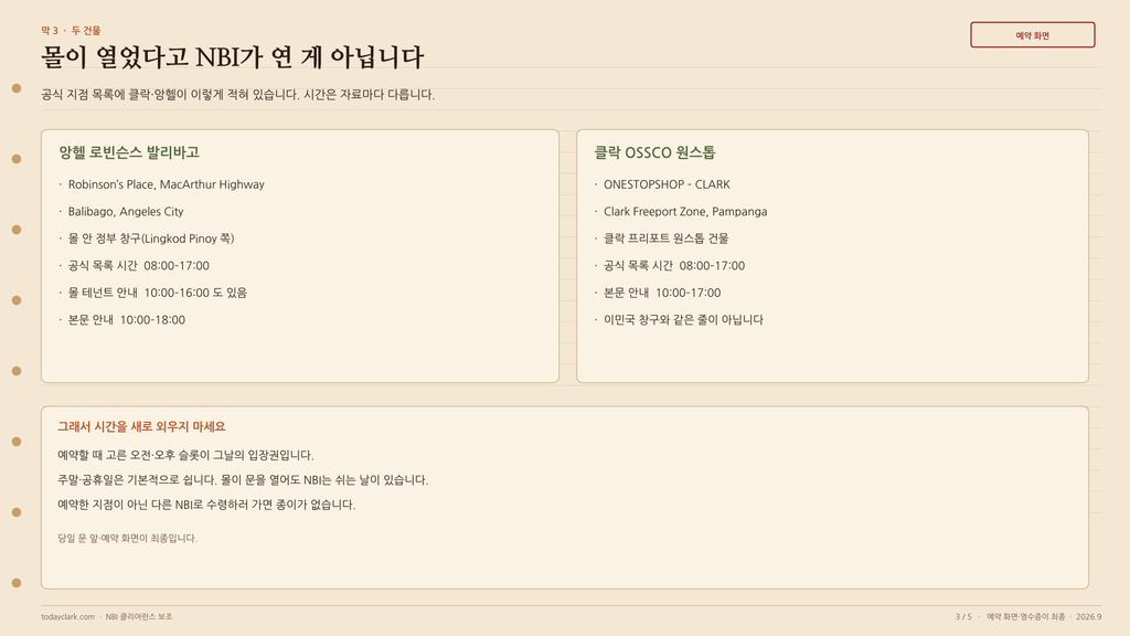 필리핀클락·앙헬레스 NBI 클리어런스(범죄경력회보서·신원증명서), 어디서, 얼마 내고 받나 3 image 265