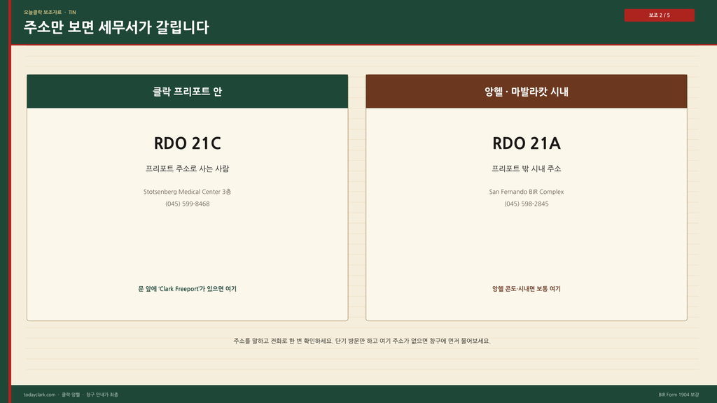 클락·앙헬 외국인 BIR TIN 세금번호, 왜 묻고 어디서 받나? 4 image 274